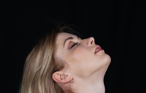 18 year old Euro hottie Ena Sweet posing non nude in denim shorts